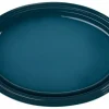 Le Creuset Servierplatte Oval In Deep Teal 25